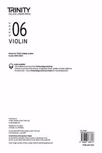 Trinity College London Violin Exam Pieces 2020-2023: Grade 6 (part only)