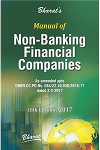 Manual Of Non-Banking Financial Companies [2017 edition]