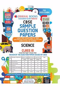 Oswaal CBSE Sample Question Paper Class 10 Science Book (For March 2020 Exam)