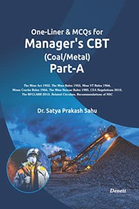 Manager's CBT (Coal / Metal) One Liner and MCQs - Part A