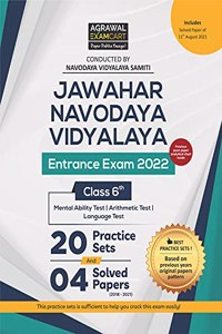 Jawahar Navodaya Vidyalaya (JNV) Class 6 Practice Sets & Solved Papers For Entrance Exam 2022