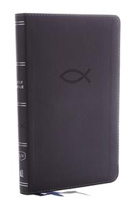 KJV Holy Bible: Thinline Youth Edition, Gray Leathersoft, Red Letter, Comfort Print: King James Version