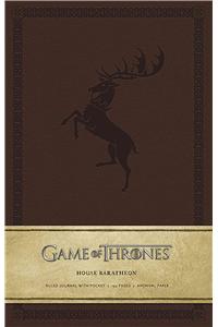 Game of Thrones: House Baratheon Hardcover Ruled Journal