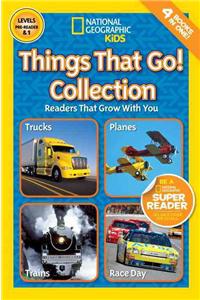 Things That Go! Collection (National Geographic Kids Readers, Levels Pre-Reader & 1)