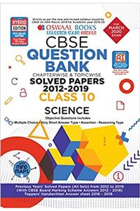 Oswaal CBSE Question Bank Class 10 Science Chapterwise And Topicwise (For March 2020 Exam)