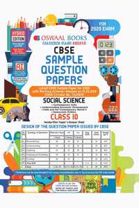 Oswaal CBSE Sample Question Paper Class 10 Social Science Book (For March 2020 Exam)