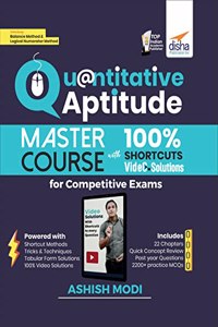 Quantitative Aptitude Master Course for Competitive Exams with 100% SHORTCUT Video Solutions