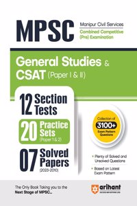 MPSC Manipur Civil Services Combined Competitive (Pre) Exam 2024 Solved Papers (EditionII)