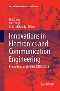 Innovations in Electronics and Communication Engineering