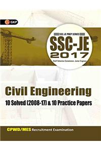 SSC (CPWD/MES) Civil Engineering 10 Solved Papers & 10 Practice Papers for Junior Engineers 2017
