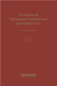 Principles of European Contract Law and Italian Law