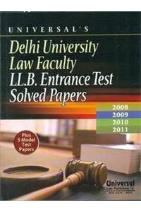 D.U. Law Fac. Llb Ent. Solved Papers-'B'