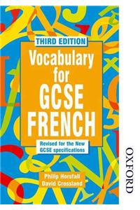 Vocabulary for GCSE French