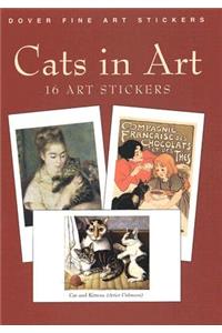 Cats in Art: 16 Art Stickers