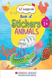 Oswaal Lil Legends Book of Stickers For Kids, Age 3+, To learn about Animals
