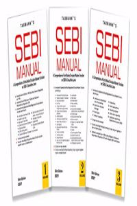 Taxmann's SEBI Manual ? A Compendium of Acts/Rules/Circulars/Master Circulars on SEBI & Securities Laws (Set of 3 Volumes) | 36th Edition 2021 [Paperback] Taxmann