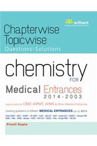 Chapterwise-Topicwise Questions-Solutions CHEMISTRY for Medical Entrances