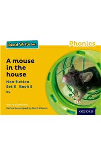 Read Write Inc. Phonics: A Mouse in the House (Yellow Set 5 Non-fiction 5)