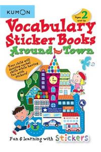 Kumon Vocabulary Sticker Books Around Town