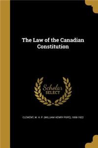 Law of the Canadian Constitution