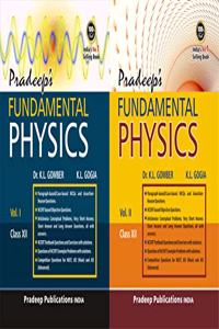 Pradeep's Fundamental Physics for Class 12 for Examination 2021-22 (Vol. 1 & 2)
