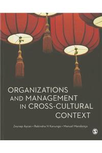 Organizations and Management in Cross-Cultural Context