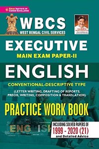 WBCS Executive Main Exam Paper 2 English Conventional Descriptive Type Practice Work Book(English Medium)(3447)