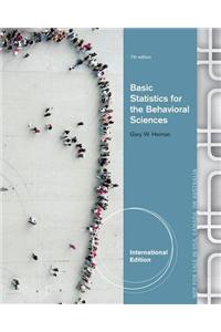 Basic Statistics for the Behavioral Sciences, International Edition