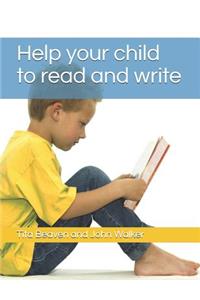 Help your child to read and write