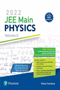 JEE Main Physics 2022 Vol 2 | First Edition | By Pearson
