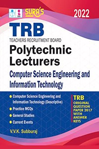 SURA`S TRB Polytechic Lecturers (Computer Science Engineering and Information Technology) Exam Books - Latest edition 2022