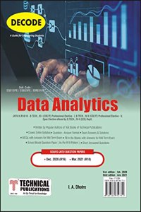 Decode Data Analytics for JNTU-H 16 Course (IV - II-CSE - CS853PE)