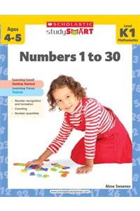 Numbers 1 to 30, Level K1