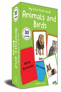 My First Flash Cards: Animals and Birds