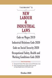 Taxmann's New Labour & Industrial Laws With Comparative Study, Charts & Tables Of New And Old Labour Laws | October 2020 Edition