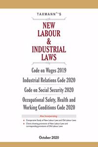 Taxmann's New Labour & Industrial Laws With Comparative Study, Charts & Tables Of New And Old Labour Laws | October 2020 Edition