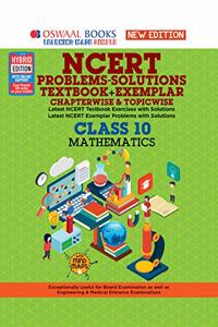 Oswaal NCERT Problems - Solutions (Textbook + Exemplar) Class 10 Mathematics Book (For March 2020 Exam)
