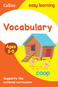 Collins Easy Learning Preschool - Vocabulary Activity Book Ages 3-5