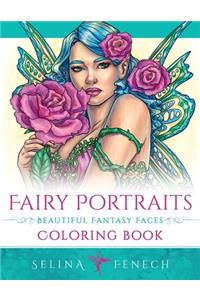 Fairy Portraits - Beautiful Fantasy Faces Coloring Book