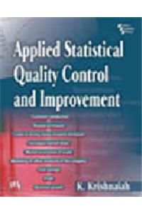Applied Statistical Quality Control and Improvement