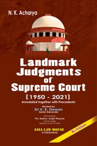 Landmark Judgments of Supreme Court [1950 -- 2021]