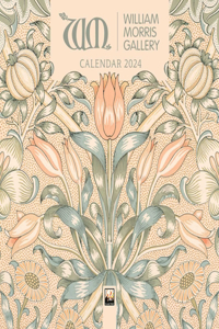 William Morris Gallery Mini Wall Calendar 2024 (Art Calendar)