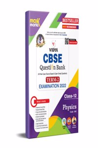 CBSE Most Likely Question Bank for Term 2 Class 12 Question Bank Physics Book by Maxx Marks EDUcation CART