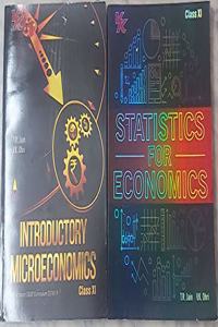Statistics for Economics and Introductory Microeconomics (Set of 2 Books) Class - 11 CBSE-2018