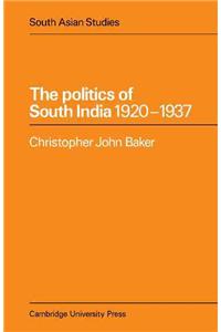 Politics of South India 1920-1937