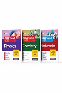 Arihant CBSE Physics ,Chemistry & Mathmatics Term 2 Class 12 for 2022 Exam (Cover Theory and MCQs) (Set of 3 Books)