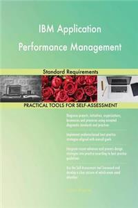 IBM Application Performance Management Standard Requirements