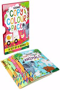 Amazon Brand - Solimo Copy Colour Pack, Set of 6 Books