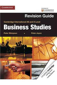 Cambridge International AS and A Level Business Studies Revision Guide