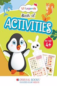 Oswaal Lil Legends Preschool Activity Book For Kids, Age- 4+ Years